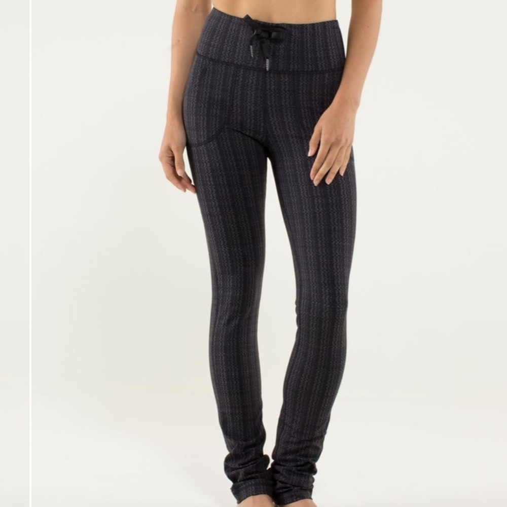 Lululemon Skinny Will Pant Ziggy Wee September Blk